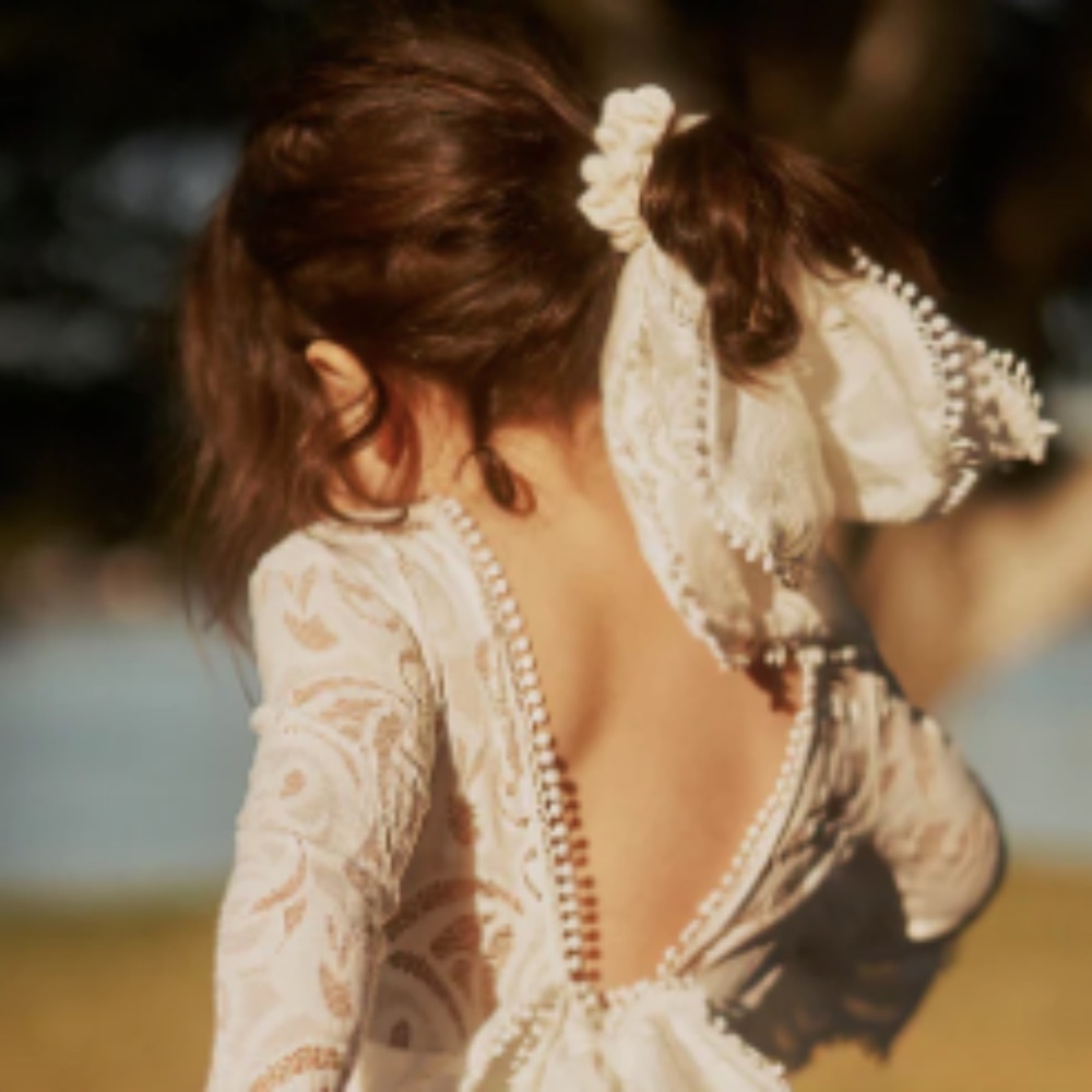 Grace Loves Lace Mini Twirl Bow Hair Tie - Brand New, Never Worn